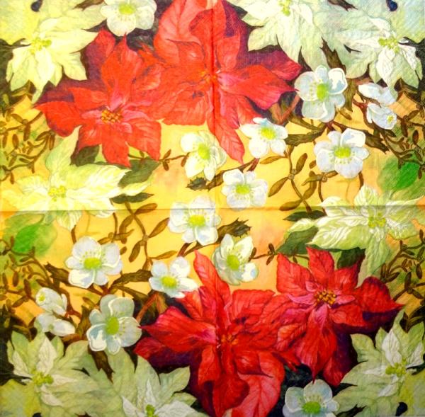 179 Christmas Flowers - 3-ply
